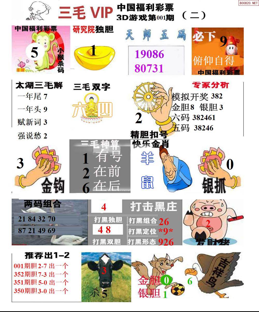 福彩3D字谜画谜大全3D字谜画谜大全