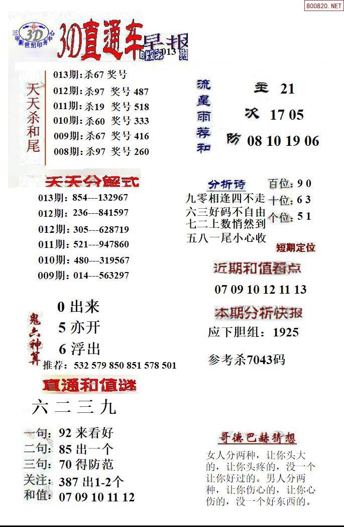 3d天天彩今天报纸图片3D天天彩，炫彩人生，彩梦连连