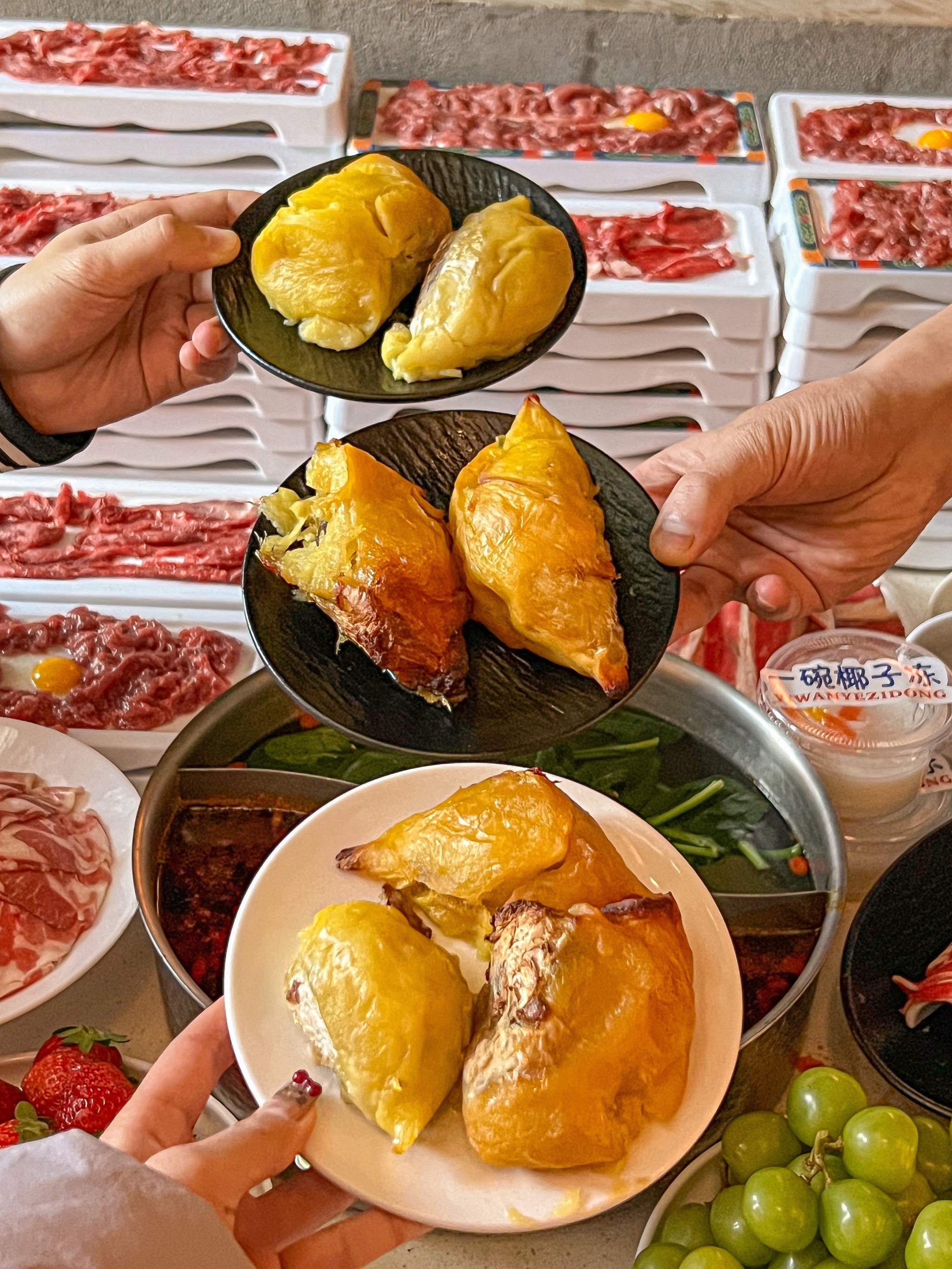 豆奶富二代榴莲草莓丝瓜豆奶富二代，水果盛宴