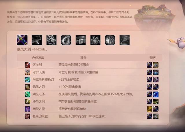 lol云顶之奕装备合成图最新lol云顶之奕装备合成表大全