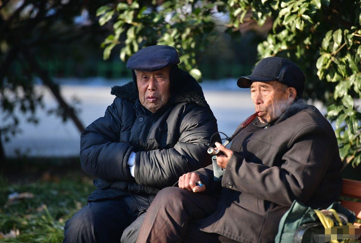 老人在树林里做见不得人的事