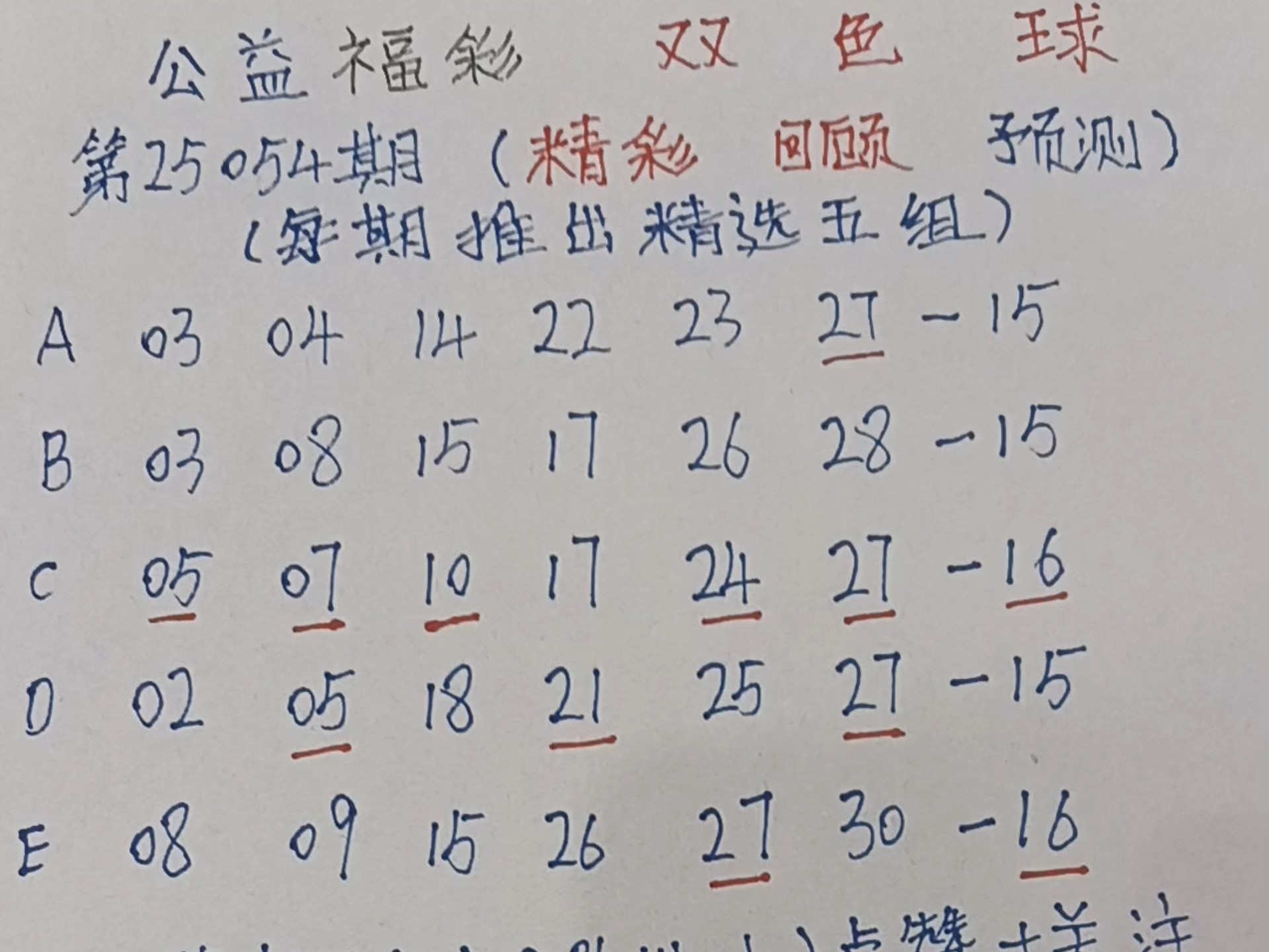 本期免费精准预测双色球本期免费精准预测