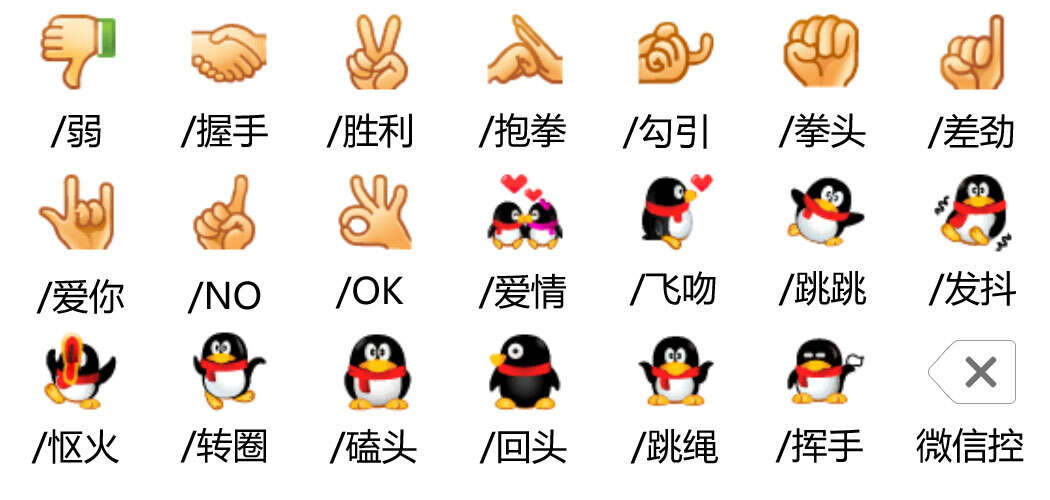 微信满屏表情代码大全微信满屏表情代码大全-第1张图片