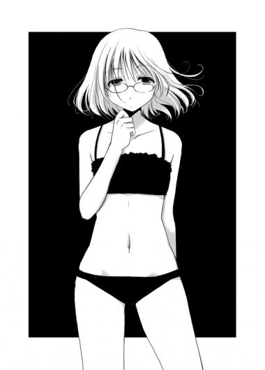 只穿内衣的女孩怎么画女神只穿内衣，饱满E胸泄光