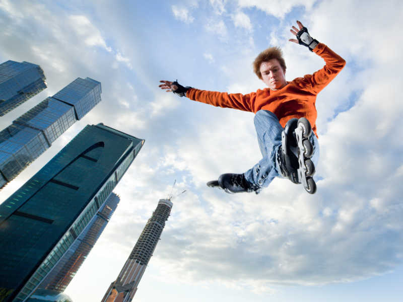 滚轮跳滚轮跳，运动之美与激情之舞