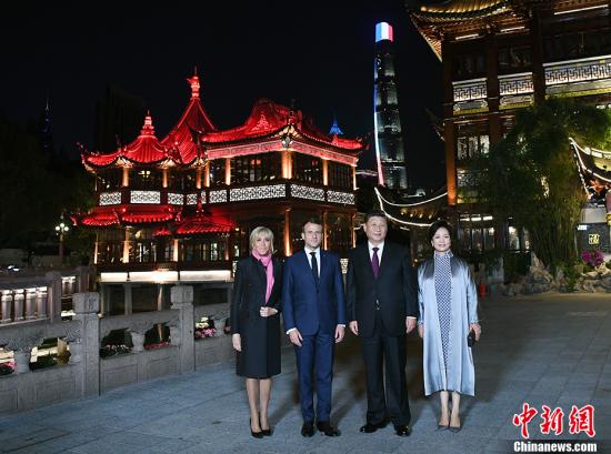 马克龙访华纪录