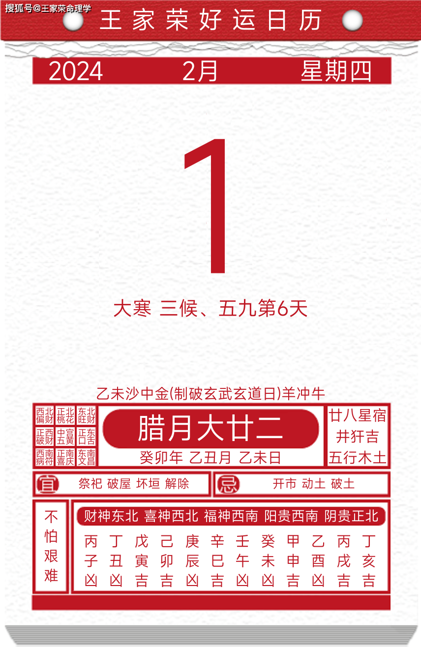 2024年1月黄道吉日查询表2024年1月黄道吉日查询-第3张图片