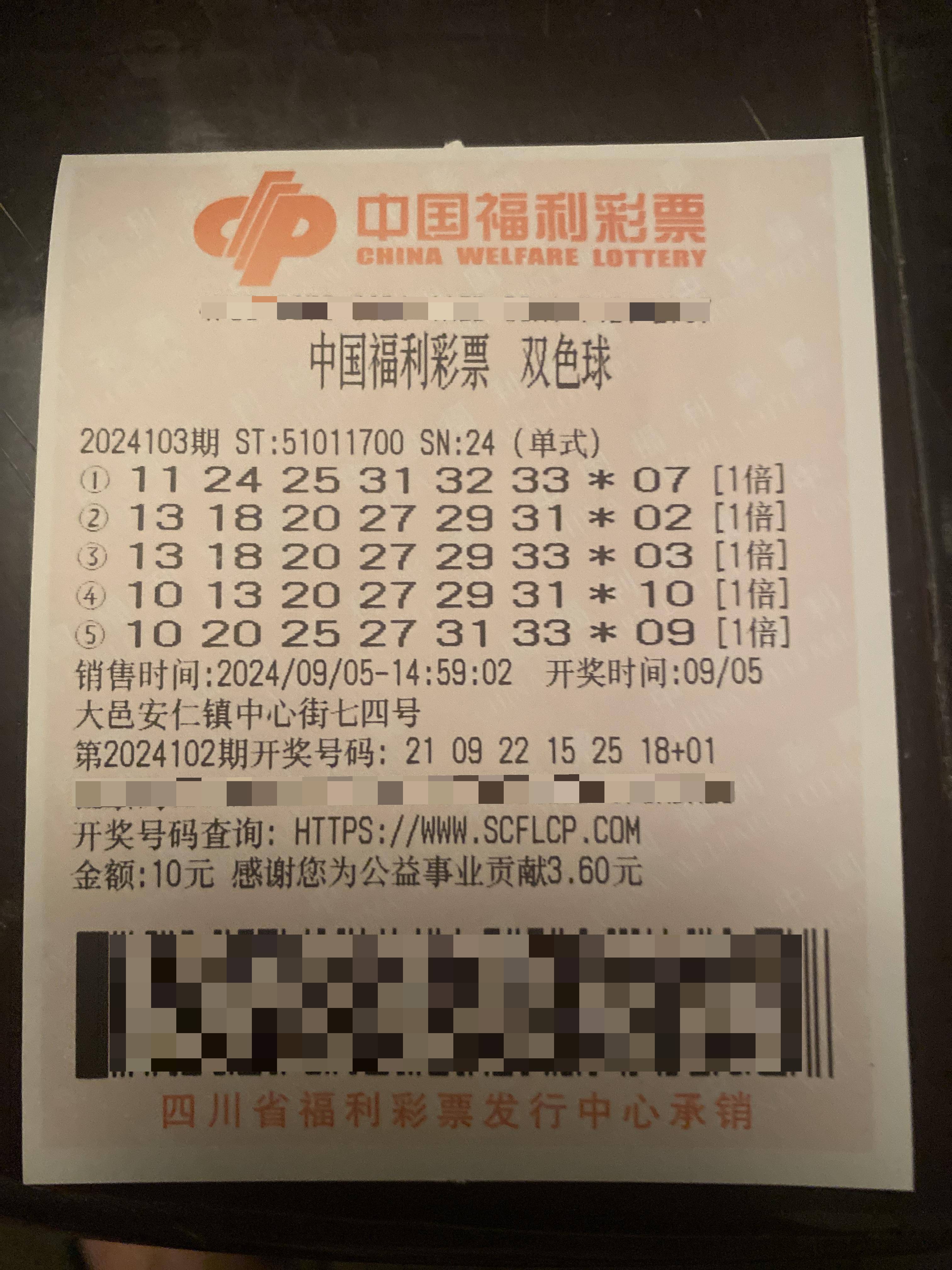 双色球开奖结果揭晓